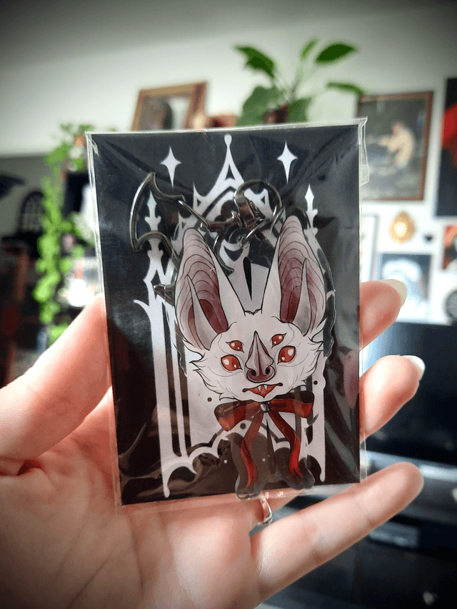 Porte-clés - Albinos bat