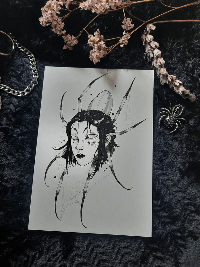 Impression d'art - Jorogumo