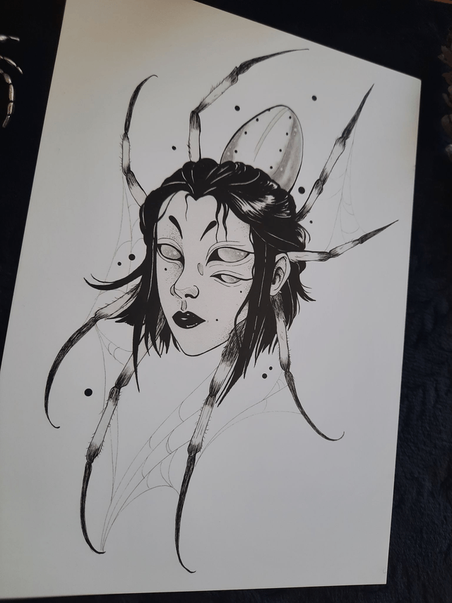 Impression d'art - Jorogumo