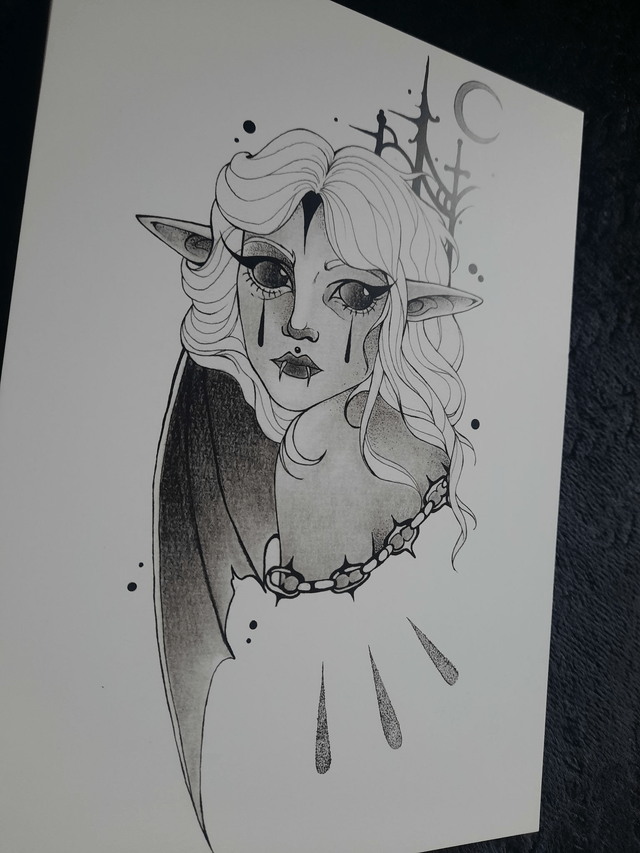Impression d'art - Crying Vampire