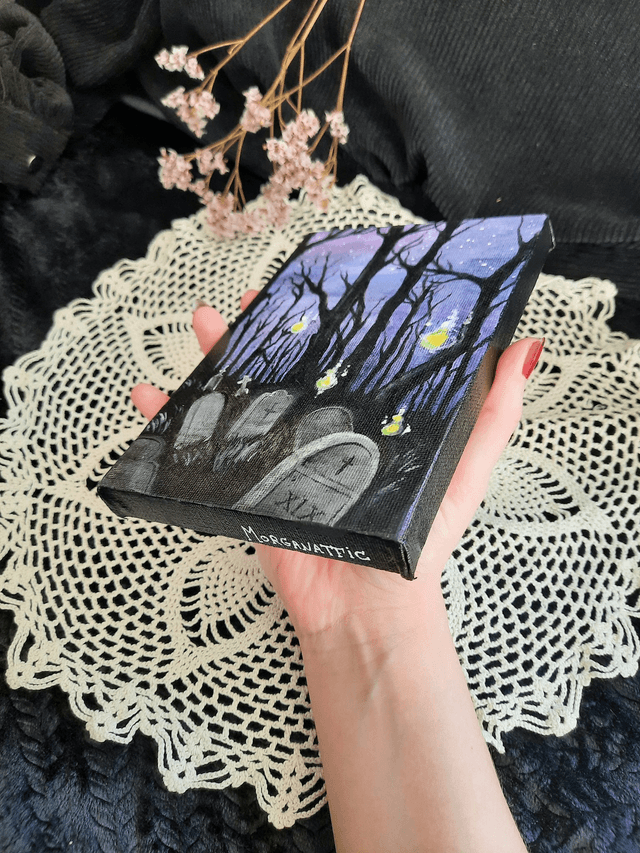 Peinture sur toile - Feufollets